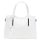 Leder 5136 weiße Handtasche