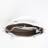 Leder 5136 weiße Handtasche