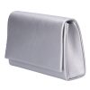6115-1 silberne Abendtasche 