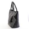 Leder 5230 schwarze Schultertasche