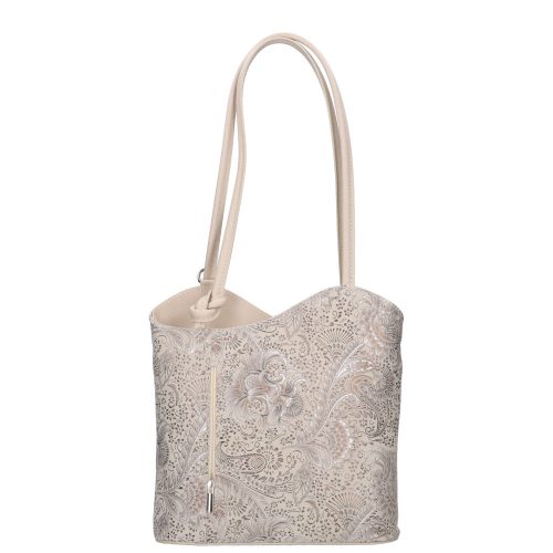 Leder 238 beige Schultertasche