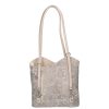 Leder 238 beige Schultertasche