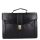 Aktentasche Leder 1723 schwarze 2 Fächer klein