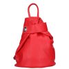 Leder 8503 roter Rucksack 