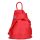 Leder 8503 roter Rucksack 