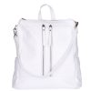 Leder 12500 weißer Rucksack