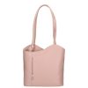 Leder 238 rosa Schultertasche