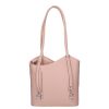 Leder 238 rosa Schultertasche
