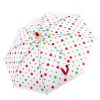 Derby rote Tupfen Regenschirme