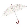 Derby rote Tupfen Regenschirme