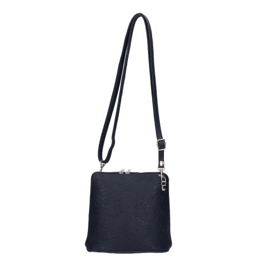 Leder 5128 blaue Umhängetasche