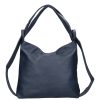Hernan Bag HB0161 blaue Rucksack und Schultertasche
