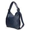 Hernan Bag HB0161 blaue Rucksack und Schultertasche