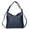 Hernan Bag HB0161 blaue Rucksack und Schultertasche