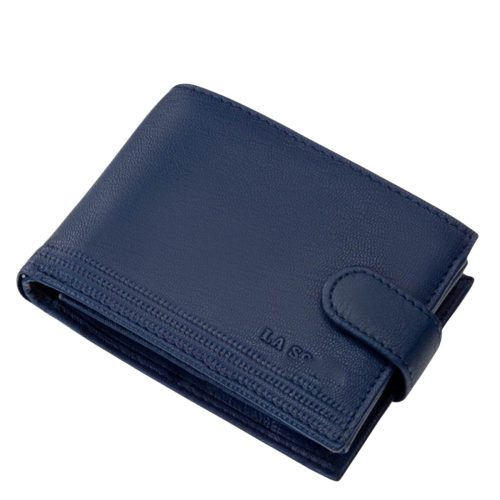 La Scala TGN1021/T blaue Geldbörse für Männer