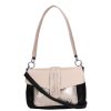 Chiara E 698 champagne schwarze Tasche