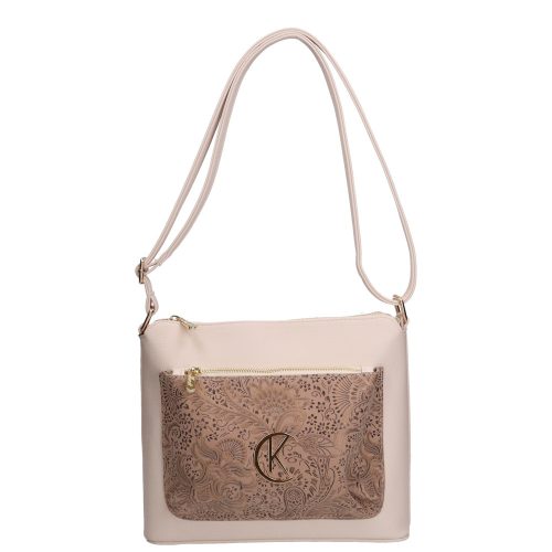 Karen 1653 beige Blume Tasche