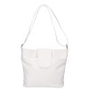Leder 0110 weiße Tasche