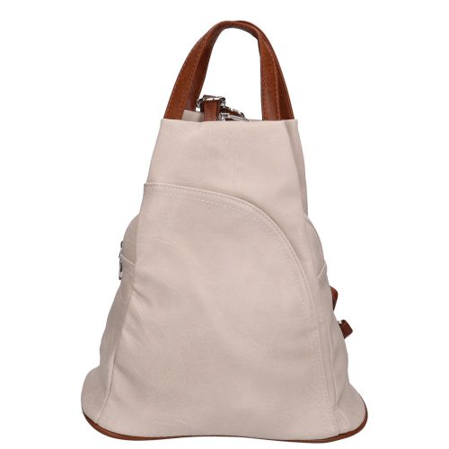 Hernan Bag 0139 beiger brauner Damenrucksack