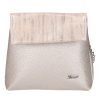 Karen D 383 champagne Faserleder kleine Umhängetasche