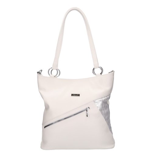 Karen 9507 weiße silberne Tasche