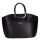 Karen 9079 schwarz-gemusterter Faserleder Tasche