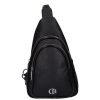 Chiara I 5037 Schwarz Faserleder Damenrucksack