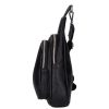 Chiara I 5037 Schwarz Faserleder Damenrucksack