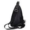 Chiara I 5037 Schwarz Faserleder Damenrucksack