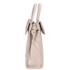 Karen 284 beige Blumen Faserleder Damen Aktentasche