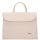 Karen 284 beige Furla Faserleder Damen Aktentasche