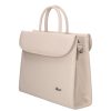 Karen 284 beige Furla Faserleder Damen Aktentasche