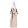Karen 284 beige Furla Faserleder Damen Aktentasche