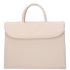 Karen 284 beige Furla Faserleder Damen Aktentasche