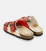 Anekke beige-rot Sandalen in Größe 37 40371-717