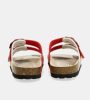 Anekke beige-rot Sandalen in Größe 37 40371-717