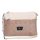 Karen 9358 beige braune Blumen Faserleder Handtasche für Damen