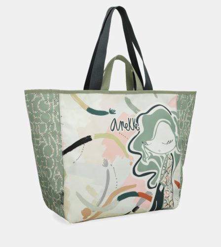 Anekke Original große grüne Strandtasche 40474-223