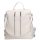 Chiara Faserleder Rucksack und Schultertasche L 312 weiß