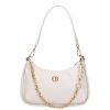 Chiara Faserleder Tasche M 8022 weiß