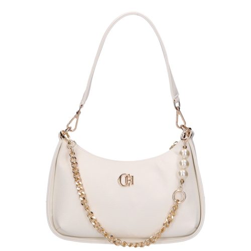 Chiara Faserleder Tasche M 8022 weiß