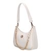 Chiara Faserleder Tasche M 8022 weiß