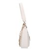 Chiara Faserleder Tasche M 8022 weiß