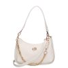 Chiara Faserleder Tasche M 8022 weiß