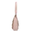 Chiara Faserleder Tasche M 8022 Puder Blumen