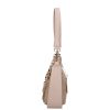 Chiara Faserleder Tasche M 8022 braune Blumen
