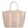 Chiara Faserleder Tasche E 6014 beige Blume