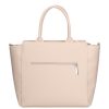 Chiara Faserleder Tasche E 6014 beige Blume