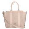 Chiara Faserleder Tasche E 6014 beige Blume