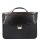 Karen Faserleder Tasche 2005 Schwarz Lack Geflochten